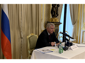 Conférence de presse de S.E.M. Alexey Meshkov, Ambassadeur de Russie en France